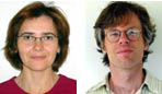 The scientists Carmen Gaina and Bernhard Steinberger. - Duoen_geodynamikk
